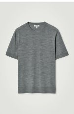 Merino Slim T-Shirt Gray - Image 4