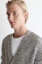 V-Neck Cardigan Brown - Image 6