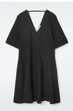 V-Neck Dress Black - Image 3