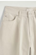 Denim Wide-Leg Shorts White - Image 5