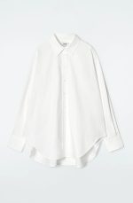 Cotton Collared Shirt White - Image 3