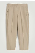 Pleated Trousers Beige - Image 4