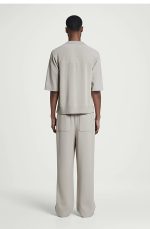 Knitted Trousers Gray - Image 2