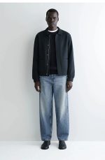 Cotton Jacket Navy - Image 2