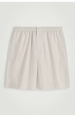 Cotton Shorts Beige - Image 4