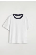 Round-Neck T-Shirt White - Image 4