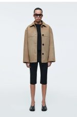 Cotton Slim Pants Black