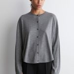 Merino Cardigan Gray