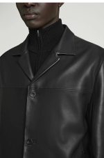 Leather Jacket Black - Image 3