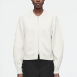 Standard Cut Out Knitwear Cream White Spring & Fall Wear Mat