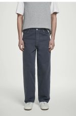 Casual Mid Waist Full Length Denim