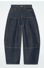 Denim Straight Pants Blue - Image 3
