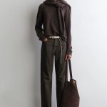 Denim Straight Trousers