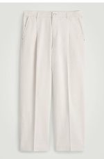Denim Pleated Pants - Image 4