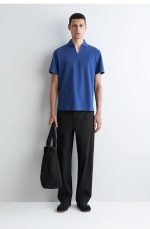 Cotton Polo Blue - Image 2