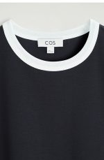 Round-Neck T-Shirt Navy - Image 5