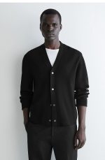 Knitted Cardigan Black