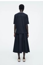 Cotton T-Shirt Navy - Image 3