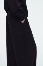 Wool Barrel Pants Navy - Image 3