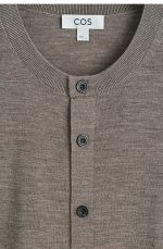 Merino Round-Neck Cardigan - Image 5