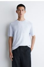 Linen Round-Neck T-Shirt