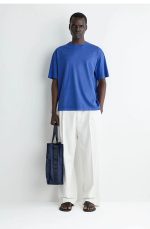 Round-Neck T-Shirt Blue - Image 2