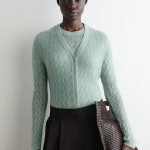 V-Neck Cardigan Blue