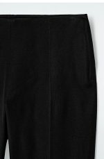 Cotton Slim Pants Black - Image 5