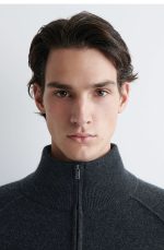 Cashmere Cardigan Gray - Image 3