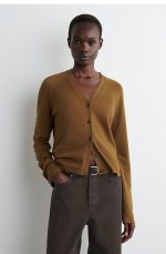 Cotton V-Neck Cardigan