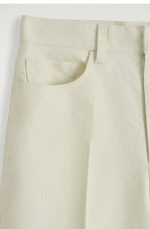 Cotton Straight Pants - Image 4