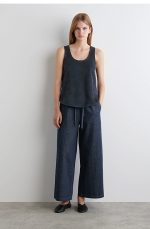 Denim Drawstring Jeans