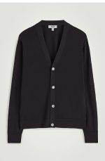 Silk V-Neck Cardigan - Image 3