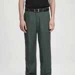 Linen Tapered Pants Green