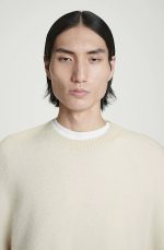 Round-Neck Pullover Beige - Image 2