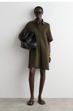 Polo-Collar Regular Dress