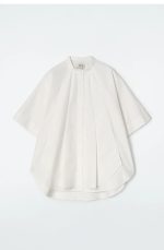 Cotton Oversized Shirt White - Image 4