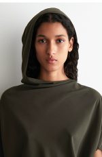 Silk Oversized Top Brown - Image 2