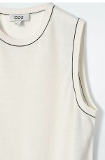 Wool Vest Beige - Image 5