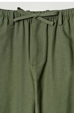 Drawstring Pants Khaki - Image 5