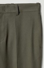 Cotton Slim Trousers Khaki - Image 4