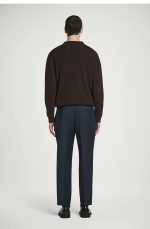 Slim Trousers Navy - Image 3