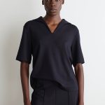 Knitted T-Shirt Navy