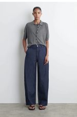 Denim Wide-Leg Jeans