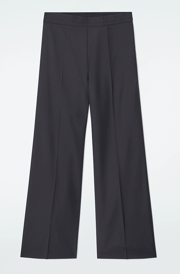 O1CN01wlOrkT1u7vut9H0ez_!!4611686018427380567-0-item_pic Wool Straight Pants Navy - Image 1