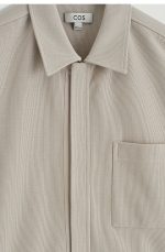 Knitted Shirt Beige - Image 4