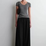 Wide-Leg Regular Pants
