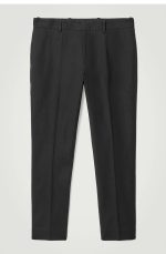 Cotton Slim Pants Black - Image 3