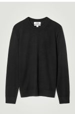 Merino Round-Neck Sweater Black - Image 4
