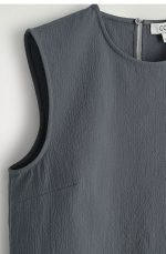 Cotton Sleeveless Top Gray - Image 5
